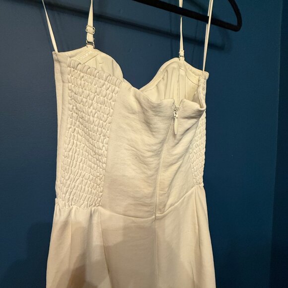 Abercrombie & Fitch White Pant Dress - Picture 3 of 4